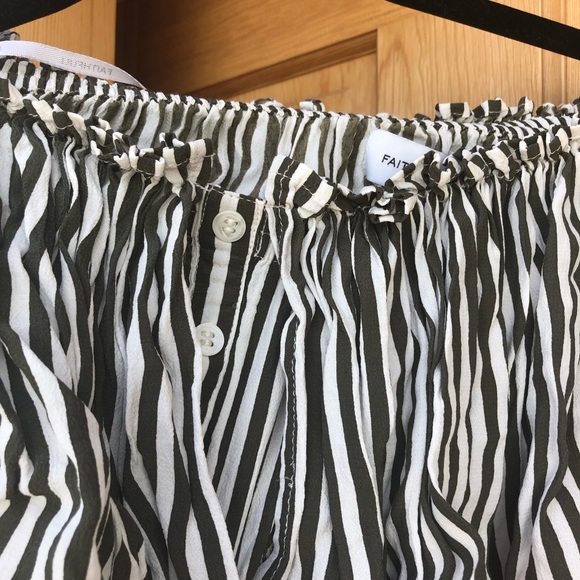 Faithful the Brand Green Stripe tube top and pants - Picture 3 of 6